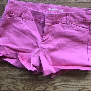 Old Navy Pixie shorts Nantucket red
